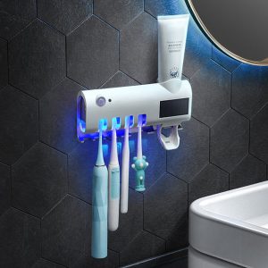 Soporte para esterilizador de cepillo de dientes 3 en 1 Smart Solar