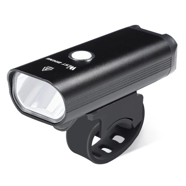 WEST BIKING 2200mAh 400Lm Luz de bicicleta a prueba de lluvia USB recargable LED MTB Delantero Lámpara Faro de aleación