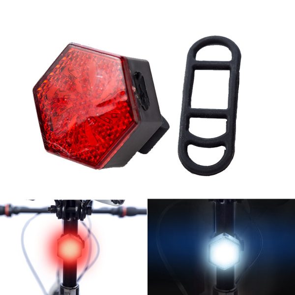 BIKIGHT USB Luz de cola de bicicleta recargable Impermeable Ultra brillante LED Luces de bicicleta para bicicleta de car