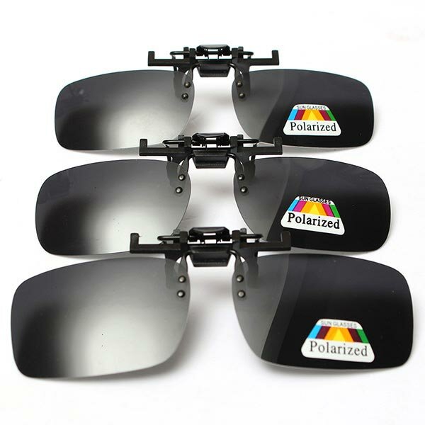 BIKIGHT Gafas de sol polarizadas con clip Gafas Lente Unisex de alta calidad UV400 Sol Gafas Gafas de conducción transpa