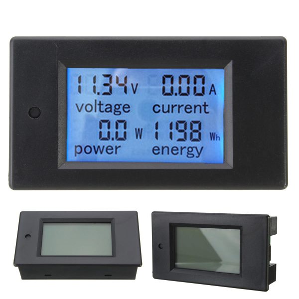 100A DC Medidor de potencia multifunción digital Energía Monitor Módulo Volt Meterr Amperímetro 6.5V-100