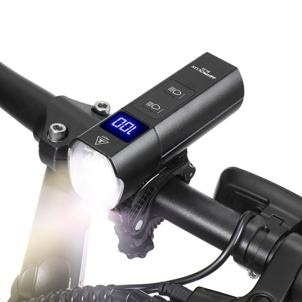 Astrolux® BL02 XPG-3 1200lm 5 modos Luz de bicicleta de haz de doble distancia Soporte recargable USB Alambre Control re
