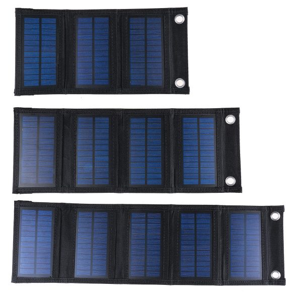 4.5W / 6W / 7.5W Solar Cargador de panel Salida USB 5V Impermeable Mochila Mobile Power Bank