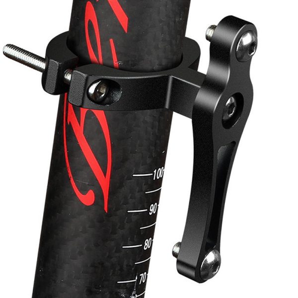 Adaptador de soporte de botella de agua de bicicleta de aleación de aluminio Adaptador de manillar Abrazadera Adaptador