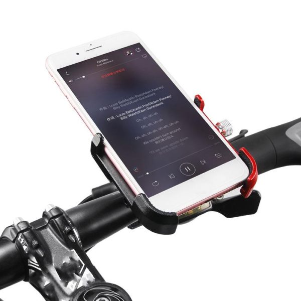 GIYO Soporte de teléfono de bicicleta de bicicleta giratoria de aleación de aluminio MTB Mountain Road Bike Soporte de c