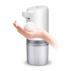 Dispensador automático Jabón Máquina inteligente de espuma sin contacto Desinfectante de manos IPX4 Capacidad de 400 ml