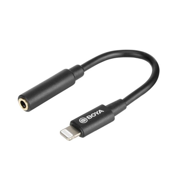 BOYA BY-K3 3.5mm TRS Connect to Apple para IOS Phone Audio Cable para Micrófono Extension Cable