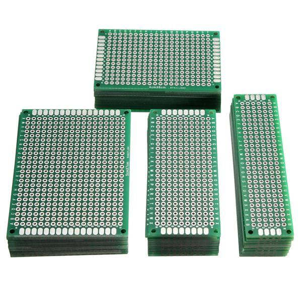 Geekcreit® 40pcs Placas de Circuito Impresos FR-4 2.54mm Prototipo de Doble Lado PCB
