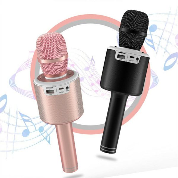 N6 bluetooth 5.0 Karaoke LED Lantern Shock Bass Diafragma Voz mágica Inicio KTV Hermoso sonido HD Calidad Micrófono