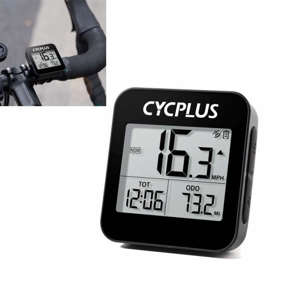 CYCPLUS G1 Versión de actualización Ordenador de bicicleta GPS Inalámbrico Impermeable Cronómetro inteligente Velocímetr