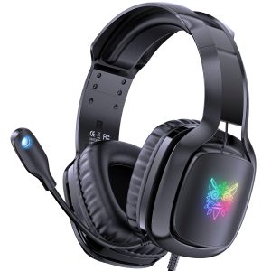 ONIKUMA X21 RGB Gaming Headset GB Light Stereo Noise Cancelling Auriculares con adaptador de audio para micrófono