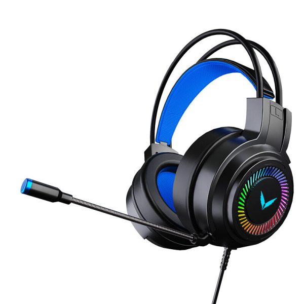 Bakeey Gaming Headsets Gamer Auriculares Auriculares estéreo con sonido envolvente con cable USB Micrófono Colorful Ligh