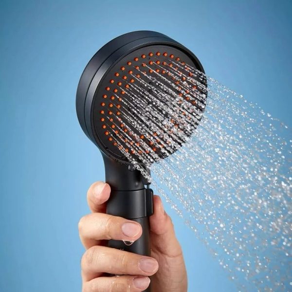 Cabezal de ducha presurizado de flujo ajustable Diiib Dabai Líquido de ducha con 3 modos de salpicadura Silicona ABS Alt