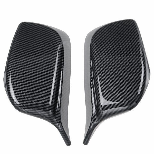 For BMW E60 E61 2003-2008 M Style Carbon Fiber Look Replacement Side Mirror Cover Caps