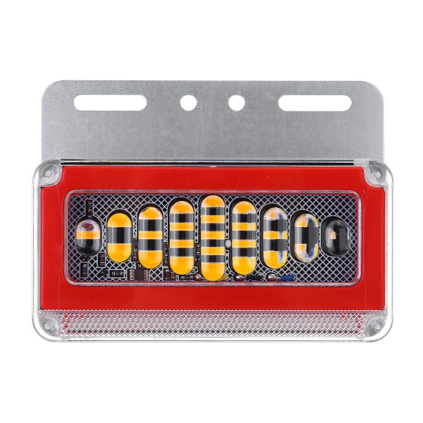 4 Uds 24 V que fluye LED indicador de luz de señal de marcador lateral para remolques de camiones