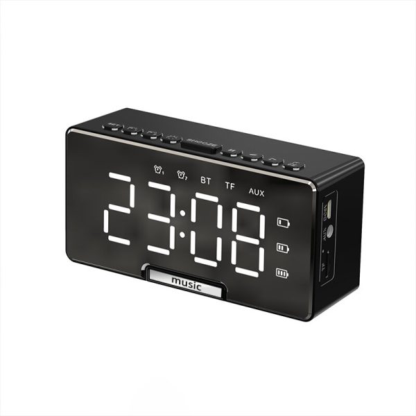Bakeey D7 LED alarma Reloj altavoz luminoso multifunción Retro bluetooth 5