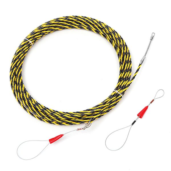 5M/10M/15M/20M/25M 6mm Espiral Conducto extractor de cables Cable de serpiente Rodder Fish Tape Alambre Guía