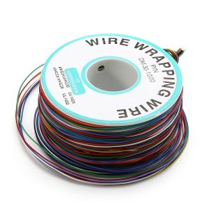 200m 0.55mm 8 Colores Tablero Circuito Núcleo Unico Cobre Estañado Cable de Puente Fly Wire Dupont Wire