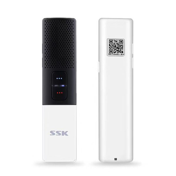 SSK Traductor portátil de voz de 30 idiomas Traductor de voz bidireccional en tiempo real